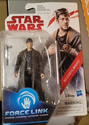 Star Wars DJ Canto Bight Bonito del Toro 2017 Villain action figure New MOSC