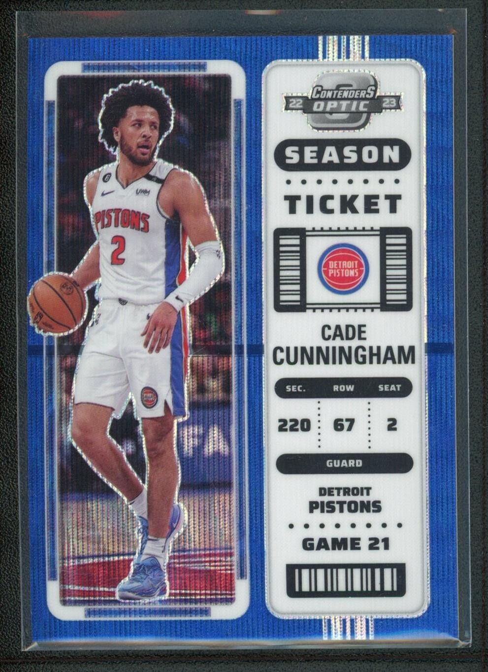2022-23 CADE CUNNINGHAM 38/45 PANINI CONTENDERS OPTIC WAVE