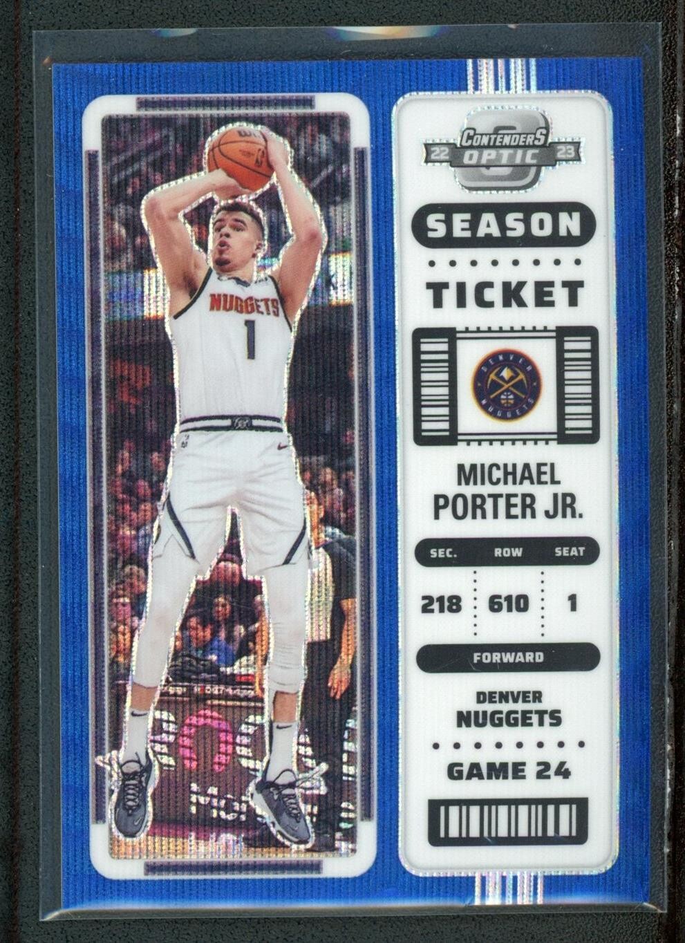 その他 Michael Porter Jr Optic PSA 10 RC Michael Porter Jr 2018-19 Optic Signature Series Blue /25