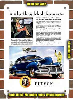 Metal Sign - 1946 Hudson __3- 10x14 inches