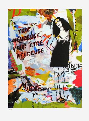 MISS.TIC Trop heureuse pour être peureuse  2008, lithographie