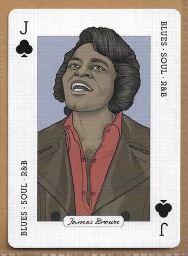 COLLECTIBLE JAMES BROWN GODFATHER OF SOUL SINGLE SWAP PLAYING CARD 1 CARD ONLY