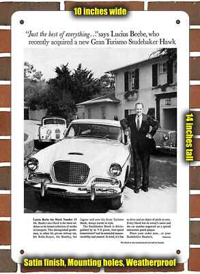 Metal Sign - 1961 Studebaker Hawk - 10x14 inches
