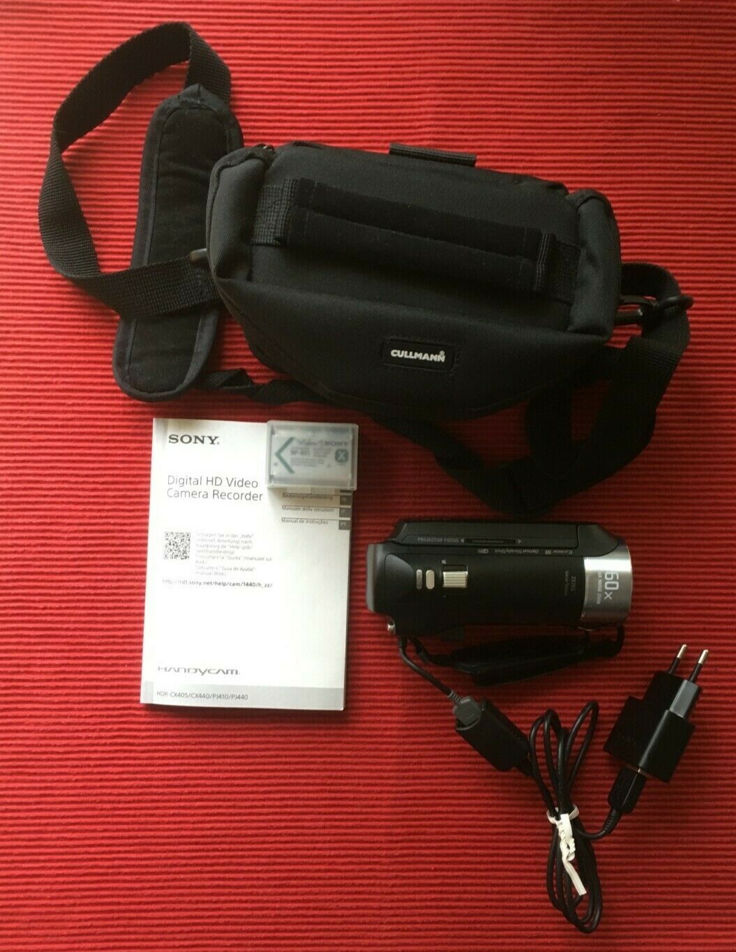 Sony Handycam HDR PJ410 m. Projektor mit Zubehörpaket - s. Artikelbeschreibung