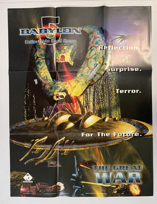 Babylon 5 Collectible Card Game Poster 24x31.5 - The Great War Promo Tv Show