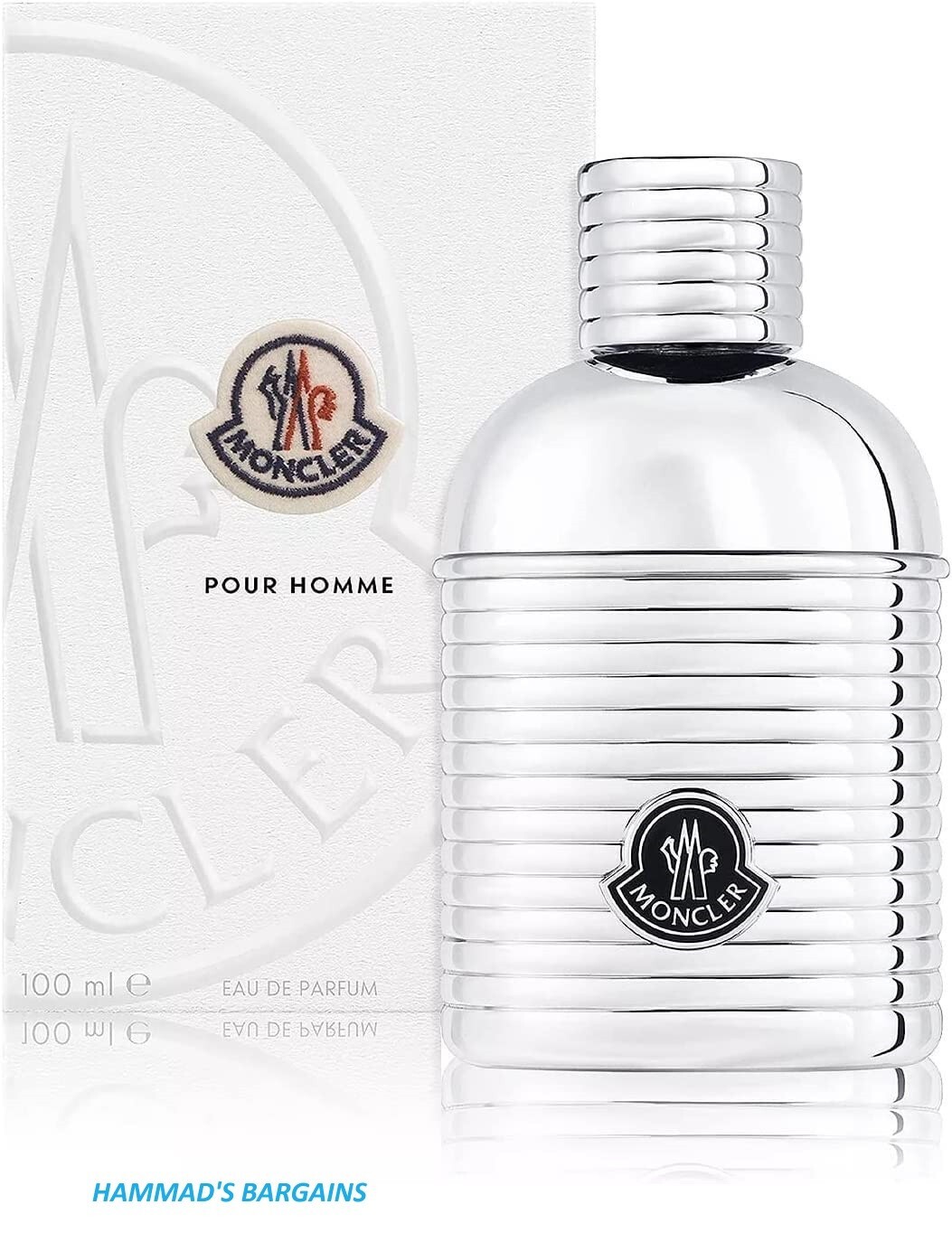 MONCLER POUR HOMME EDP 3.3 OZ / 100 ML FOR MEN (NIB) SEALED