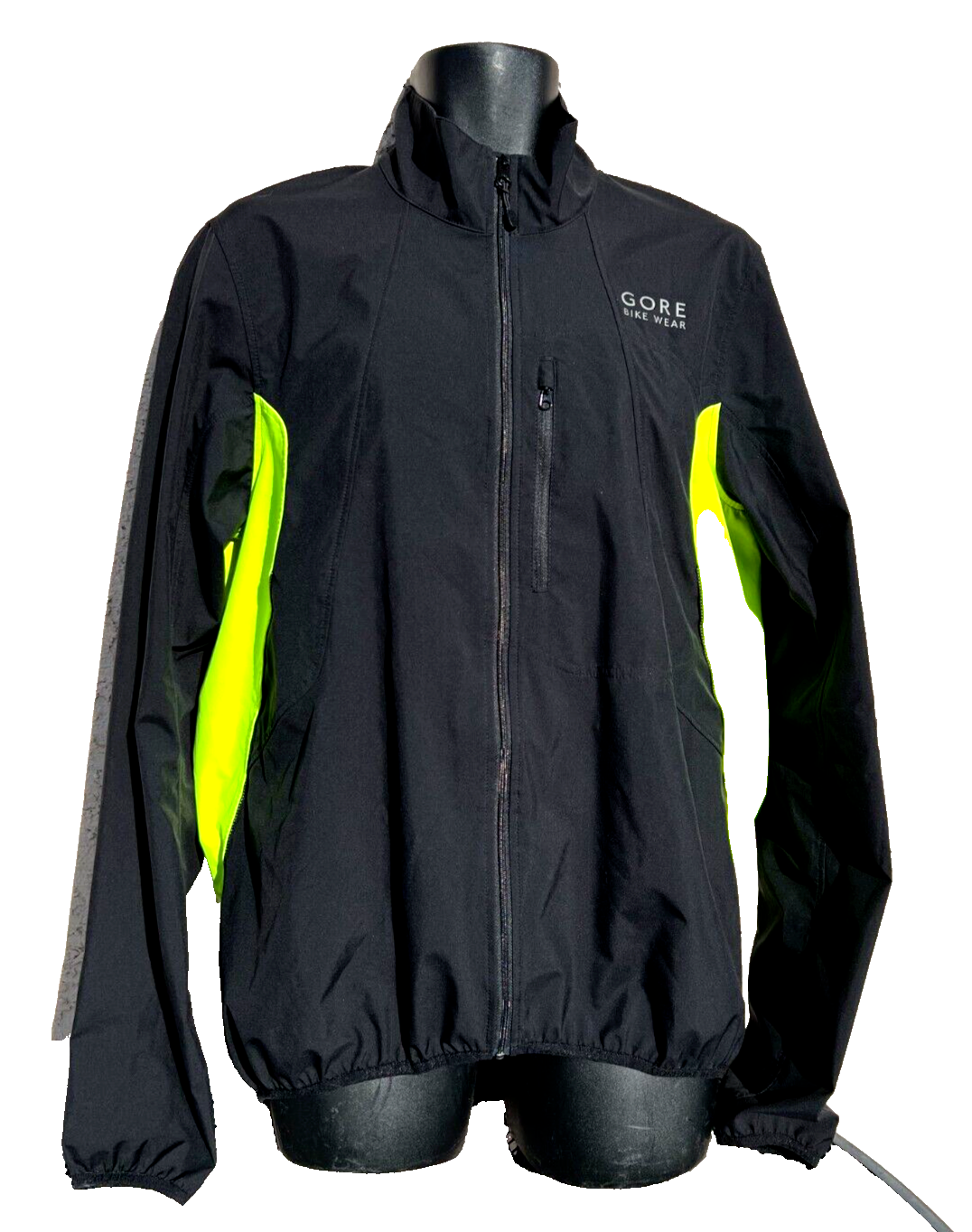 Gore Bike Wear Windstopper Cycling Jacket Soft Shell Full Zip Black Neon Size XL eBay