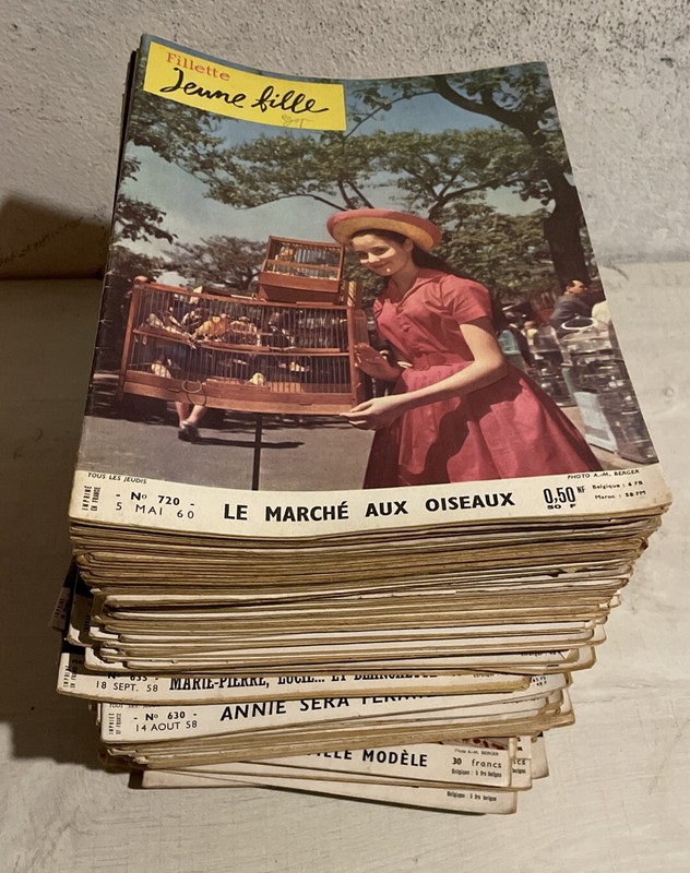 Revues Fillette Jeune Fille Des AnnÃ©Es 50/60 (Vente Ã  LâUnitÃ© Ou Multiple)