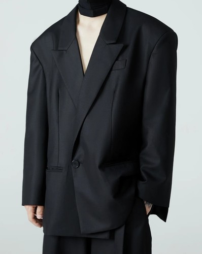 送料無料商品の通販 Drape Profile Men's FRKM-SCD Suit Size Tags With New Jacket ジャケット・アウター
