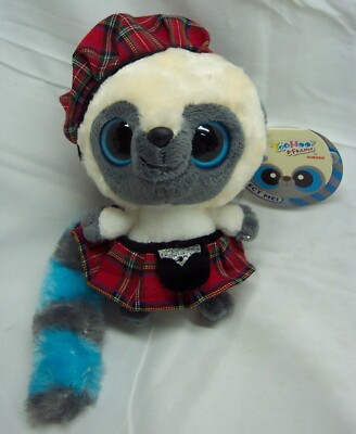 AURORA Yoo Hoo & Friends SCOTTISH AROUND THE WORLD LEMUR 6'' Plush Toy NEW