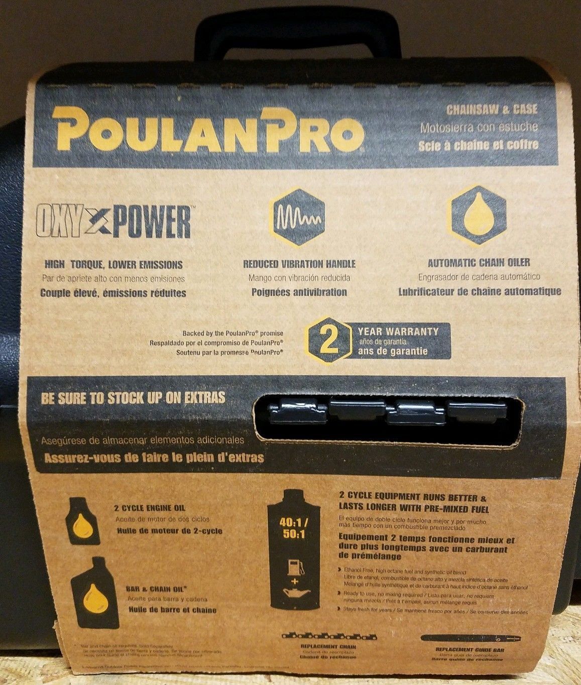 Poulan Pro PR4218 42-cc 2-cycle 18-in Gas Chainsaw with Case New