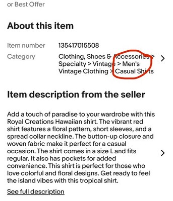 Item photo(s) from verified buyer