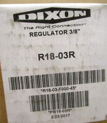 Dixon R18-03R 3/8'' Regulator   49626HI