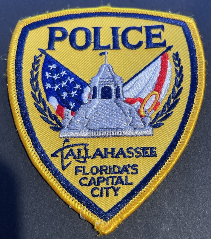 Tallahassee Florida Police Patch Unused Colorful Version