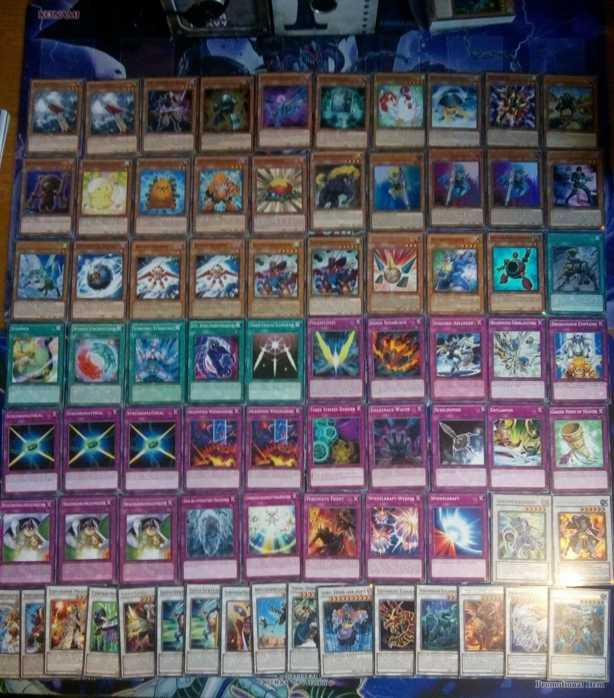 Yu-Gi-Oh Komplettes Synchron-Deck, 60-KartenExtra-Deck, 