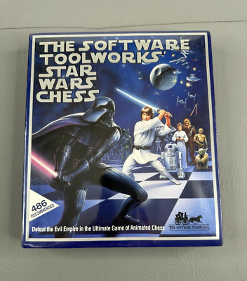 STAR WARS CHESS Computer Game PC 3.5'' Software Toolworks 1993 NEW SEALED MIB