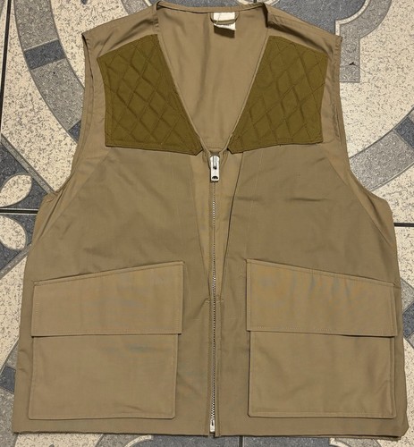 90’s vintage Dead stock Huntting Vest DEADSTOCK Canvas & Orange NOS Vintage Men's AMERICAN FIELD
