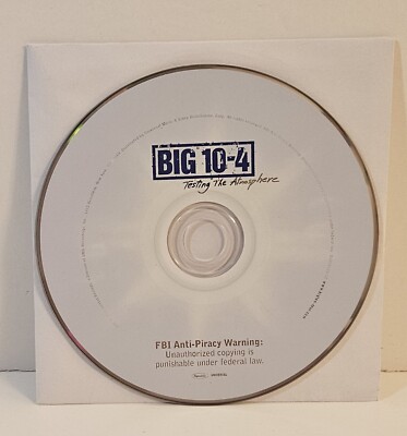 Testing the Atmosphere by Big 10-4 (CD, May-2006, Universal Distribution)
