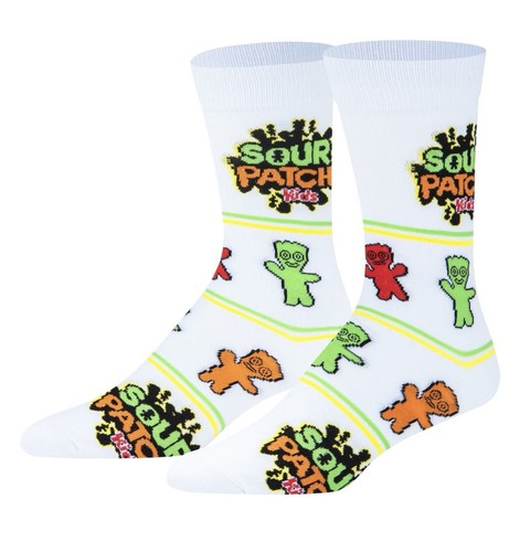 Crazy Socks, Sour Patch Kids, Sour And Sweet Candy, Men's Novelty Print Gift