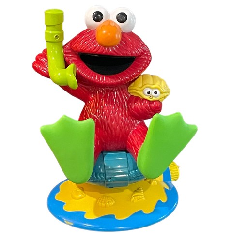 Vintage 1997 TYCO Sesame Street Elmo's 1-2-3  Snorkel Sprinkler Water Toy