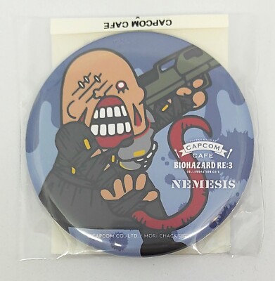 Biohazard Resident Evil 3 Capcom Cafe Jill Nemesis Pin Badge Capcom Store 5