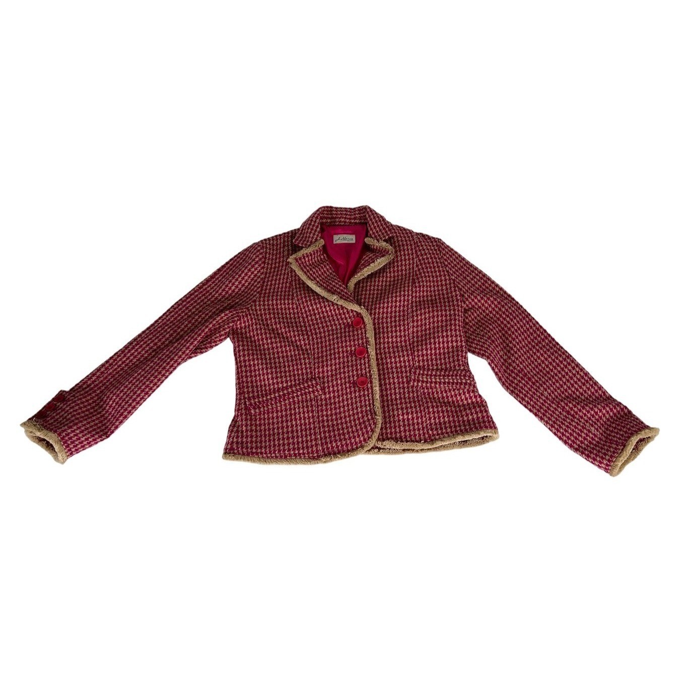 ノーカラージャケット Ameri VINTAGE - PUFF SLEEVE WOOL JACKET 激安直営店 Ameri（アメリ）の「PUFF JACKET（ノーカラー WOOL