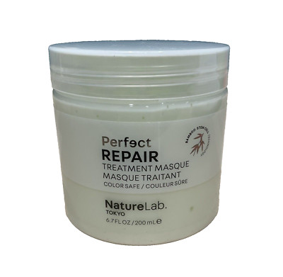 Nature Lab Tokyo Perfect Repair Treatment Masque 6.7oz Color Safe Keratin Bamboo
