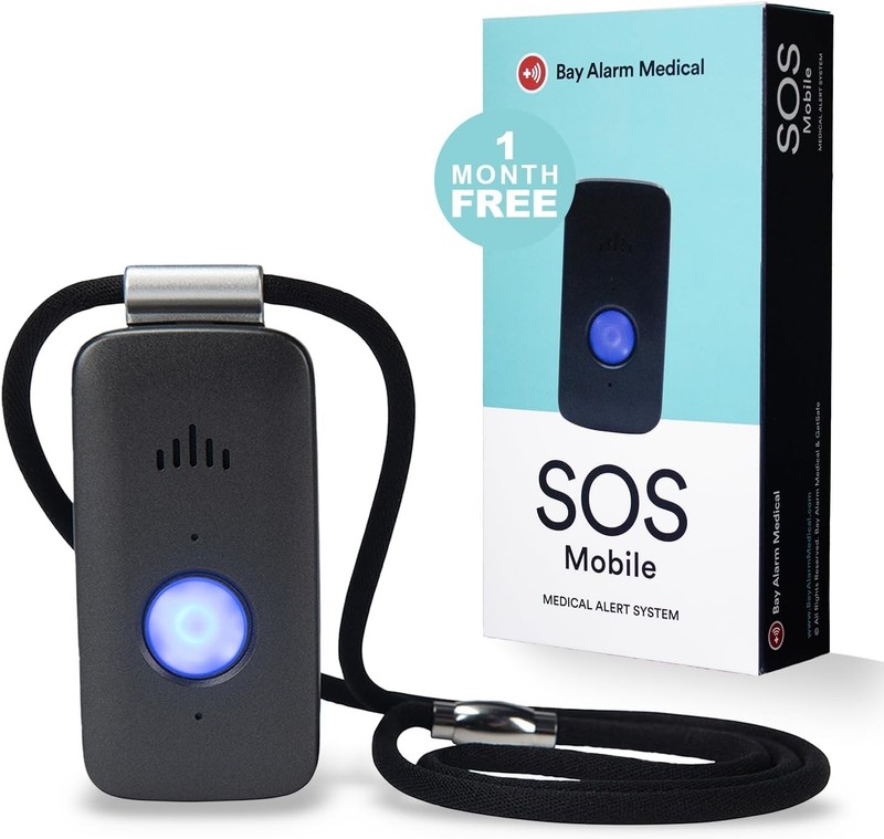 SOS Mobile GPS - 24/7 Medical Alert with Optional Fall