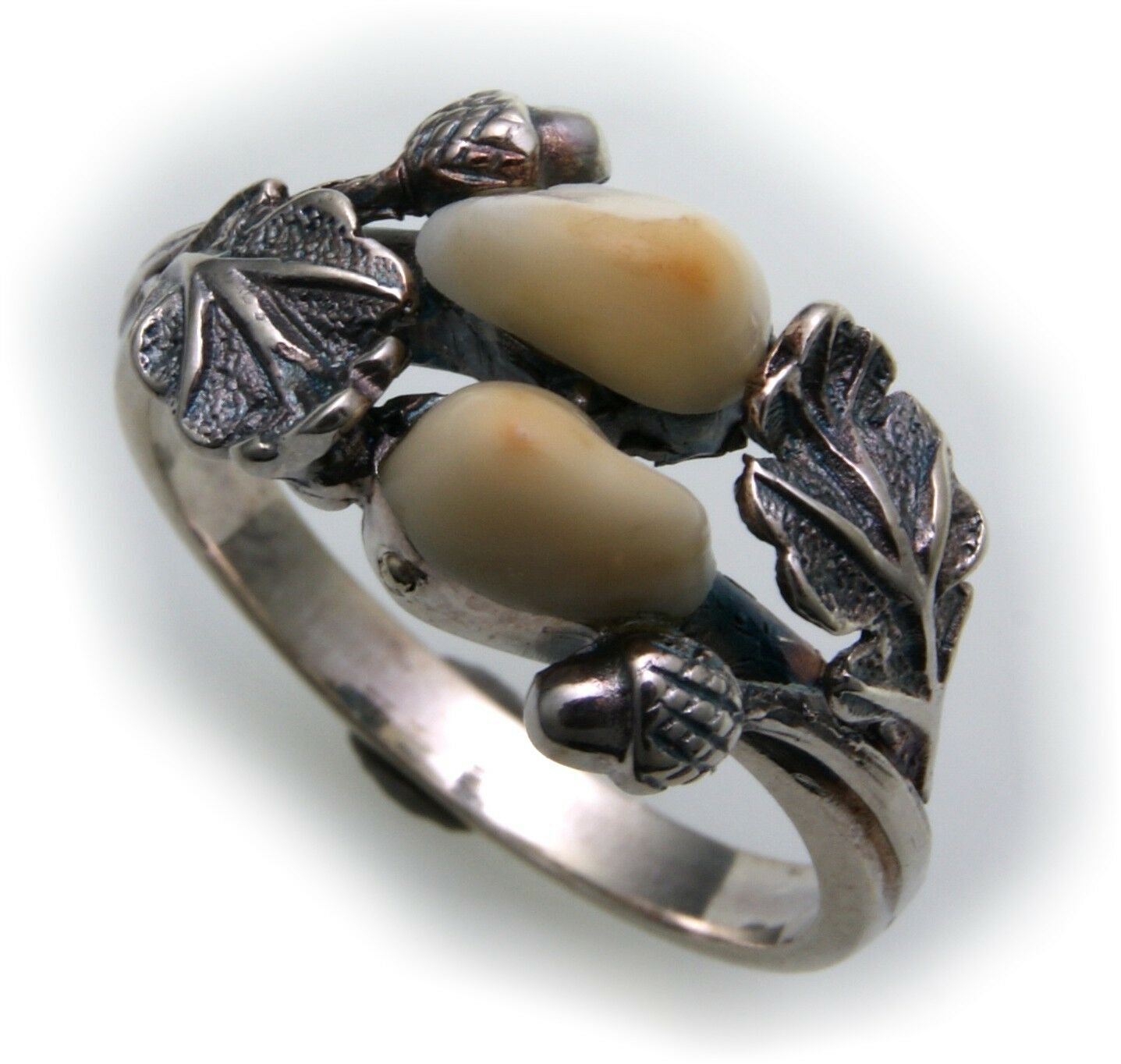 Grandel Pendentif Argent Véritable 925 Bijoux de Chasse Grandelanhänger