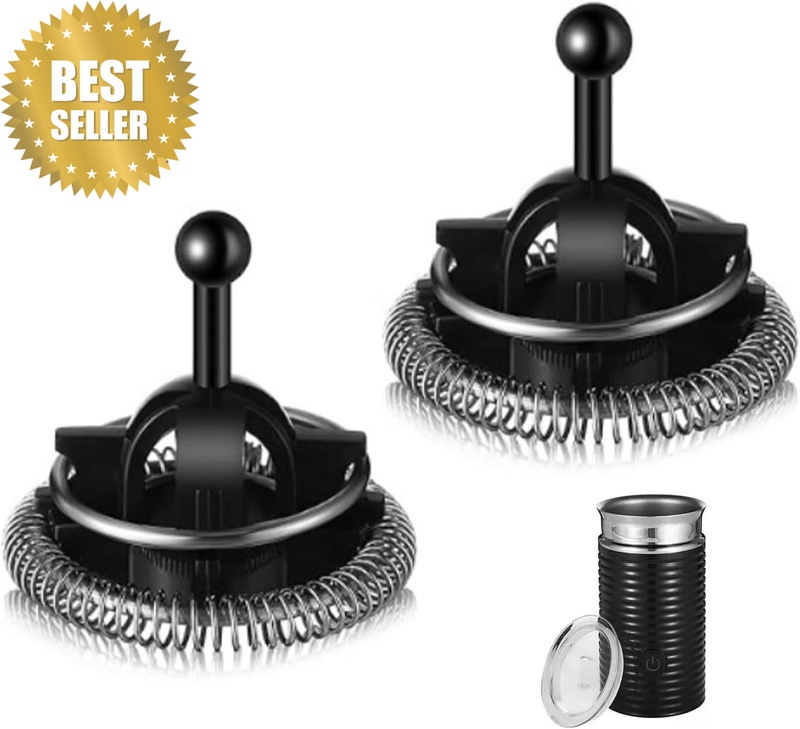 2 Pack Milk Frother Whisks,2-In-1 Whisk for Nespresso Aeroccino 3 Milk Frother,