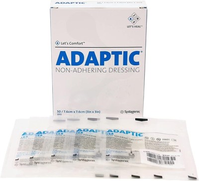 Systagenix Adaptic Non-Adherent Dressing 3'' x 3'' - 50/Bx
