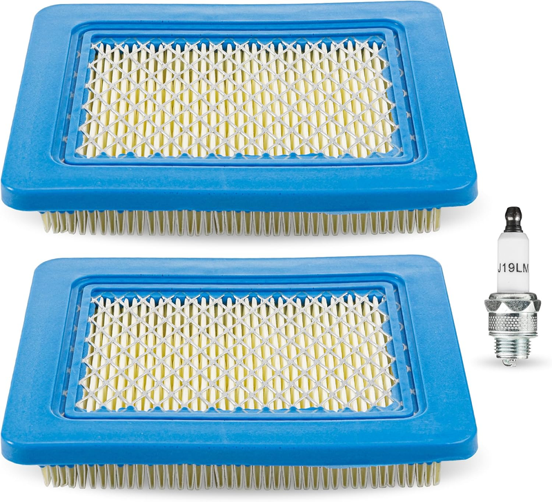 2 Pcs Air Filter 491588S for Briggs Stratton 625 675 725 EX Toro Craftsman