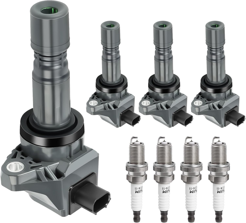 Ignition Coil Pack Spark Plugs for 2012 2013 2014 2015 Honda Civic 1.8L UF672