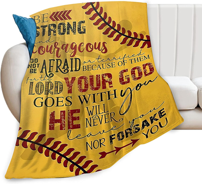 Softball throw blanket new arrivals