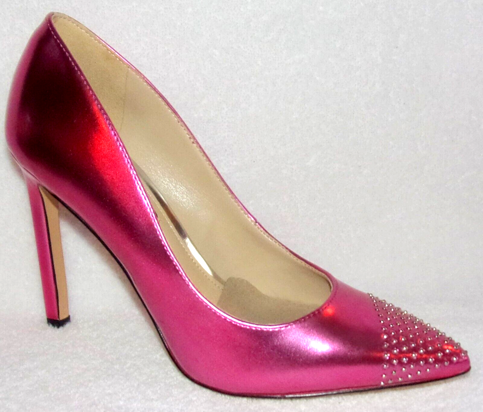 New Nine West TADAA3 Medium Metallic Pink Heels Pumps 5.5 M
