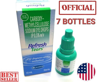 Refresh Tears OFFICIALLY USA Lubricant Eye Drops Exp 2025 Eyes VISION