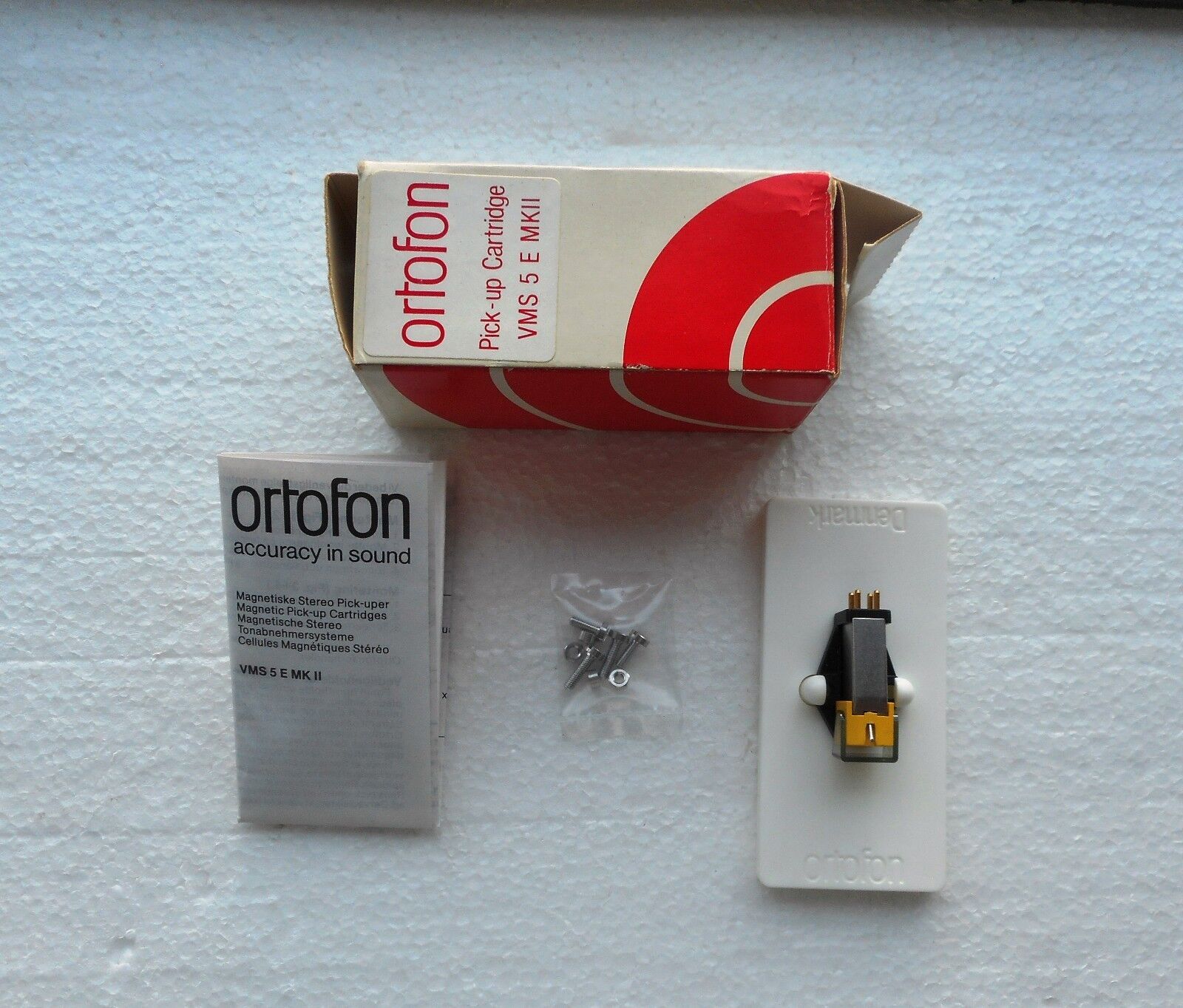 VINTAGE ORTOFON PICK-UP CARTRIDGE VMS 5 E MKII + NEEDLE NOT VINTAGE ORTOFON PICK-UP CARTRIDGE VMS 5 E MKII + NEEDLE NOT
