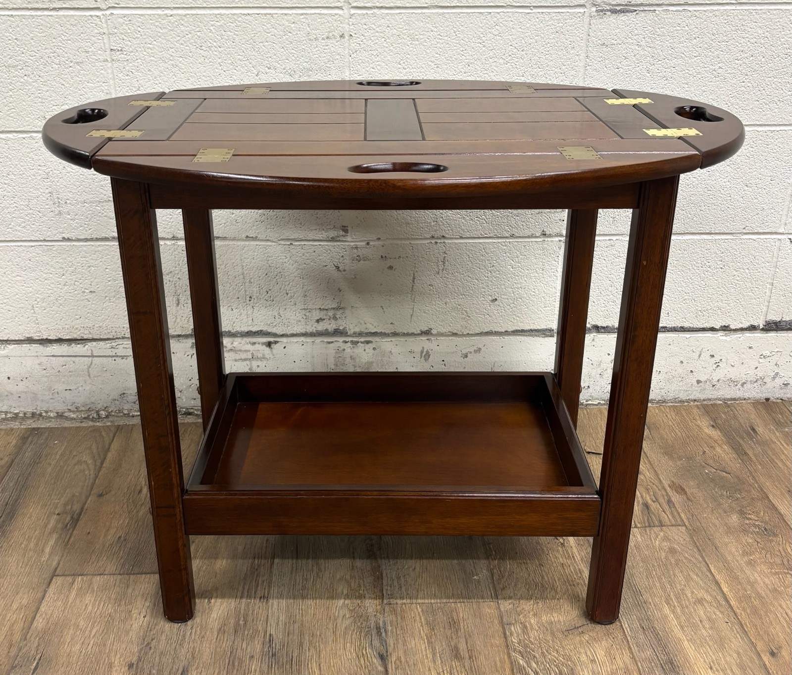 Vintage The Bombay Company Chippendale Mahogany Butler Table or