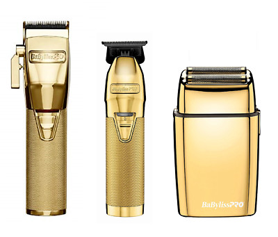 BaByliss PRO Gold FX Clipper Skeleton Trimmer Shaver Set - 110-220V - BRAND NEW