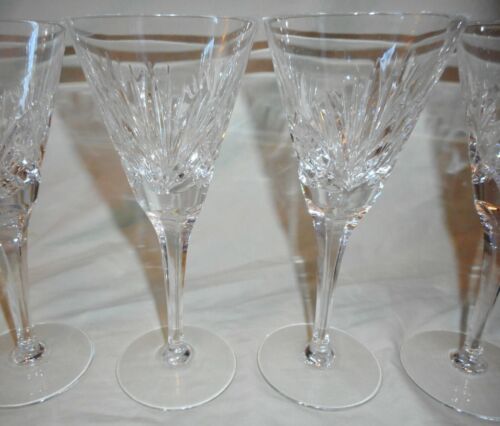 Lot of 4 GORHAM Crystal CHERRYWOOD Continental Champagne Glasses