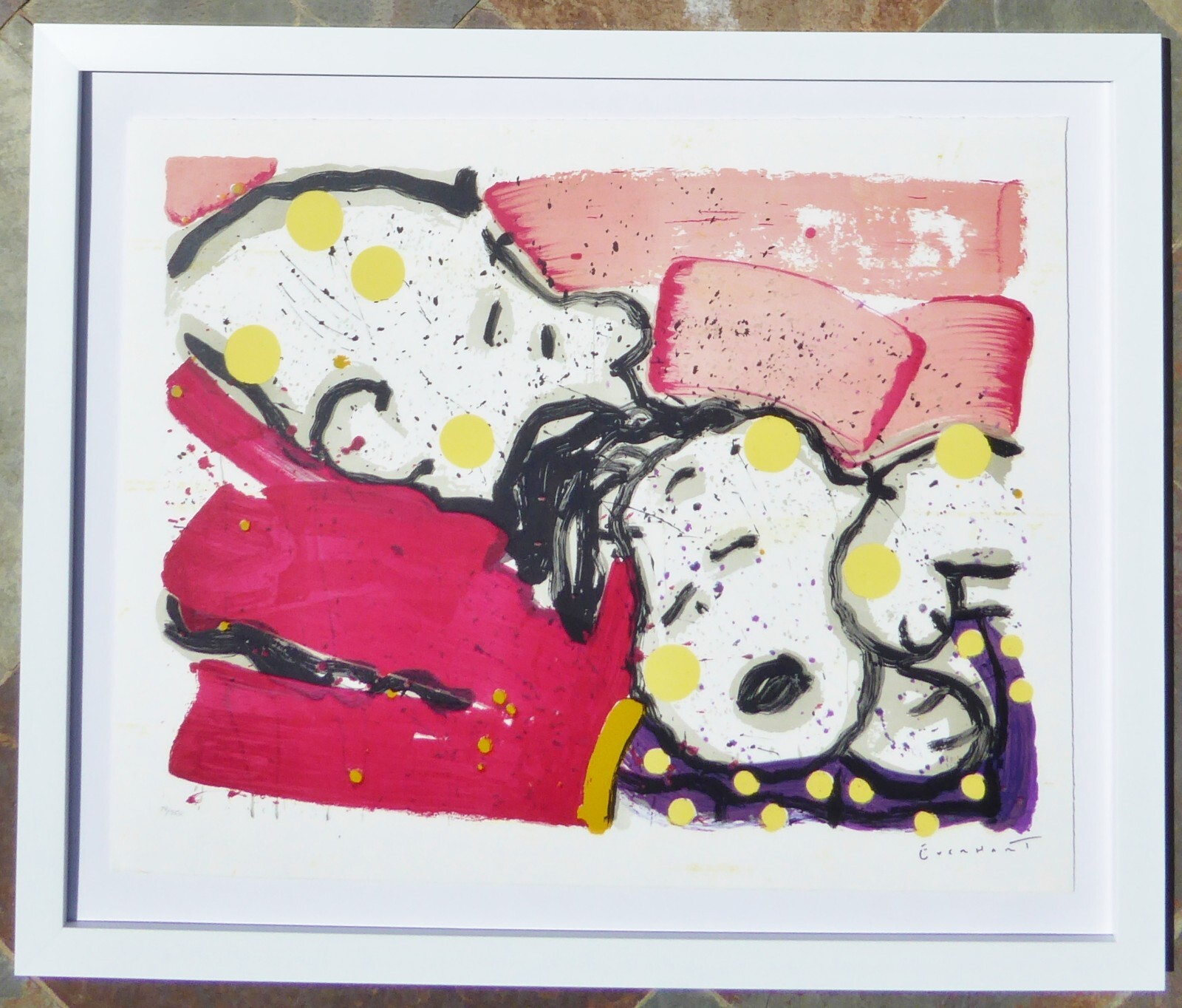 TOM EVERHART MELLOW JELLO Snoopy Charlie Brown PEANUTS Hand