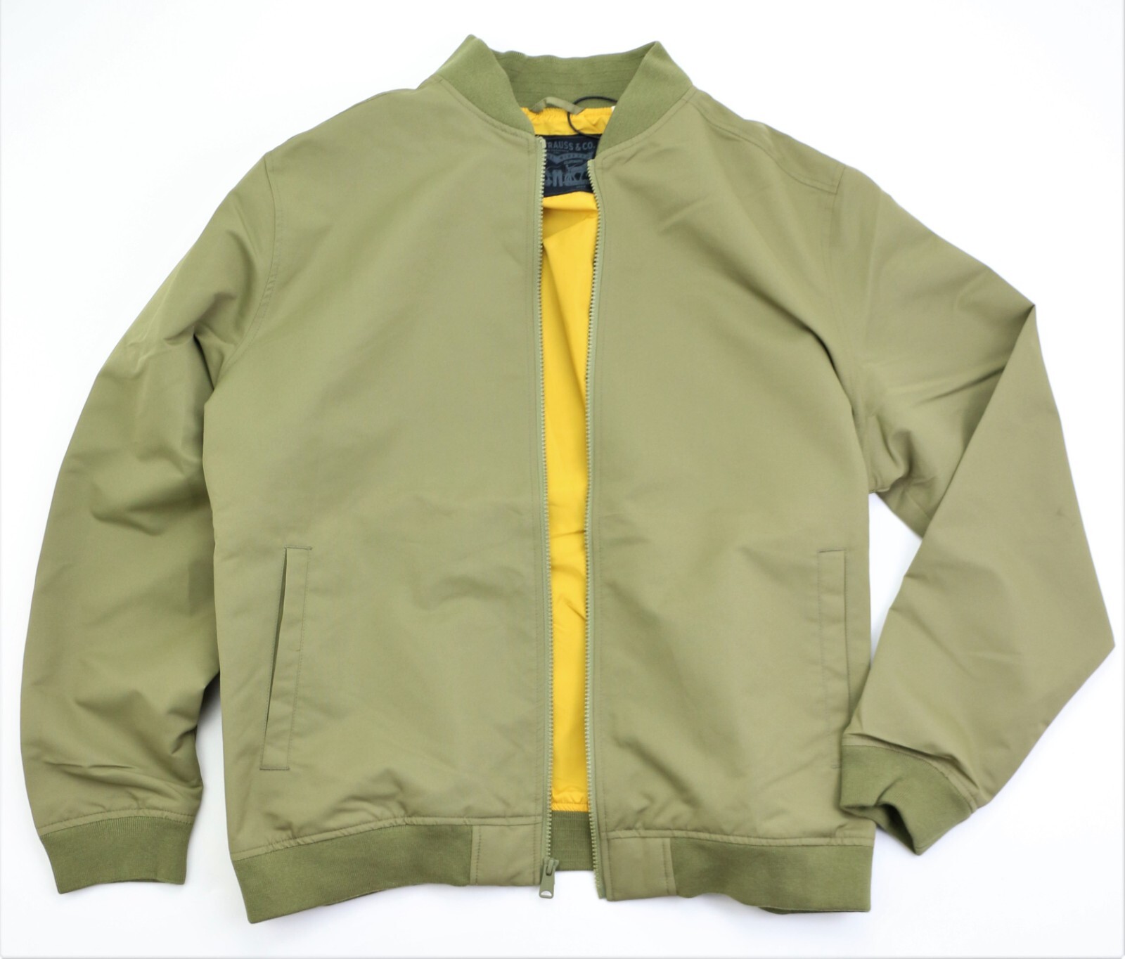 

Новая мужская куртка-бомбер Levis Bayview большого размера зеленого цвета с водоотталкивающей пропиткой, Зеленый