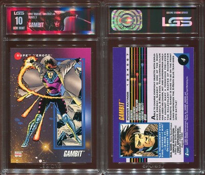 1992 IMPEL MARVEL UNIVERSE GAMBIT #4 LGS GEM MINT 10