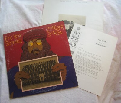 Two ERIC VON SCHMIDT LP's -- 2nd RIGHT 3rd ROW -- Who Knocked the Brains Out
