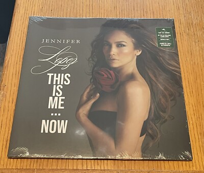 Signed Jennifer Lopez This Is Me Now Green Vinyl LP w/Autograph Insert