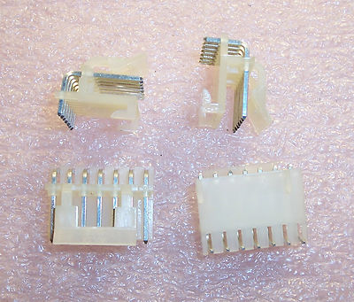 QTY(40) 7 POSITION R/A FRICTION LOCK HEADERS W/ STAND OFF 3.96m 09-81-1071 MOLEX