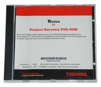 Original Toshiba Tecra S2 Product Recovery CD - Wiederherstellungs CD OneNote
