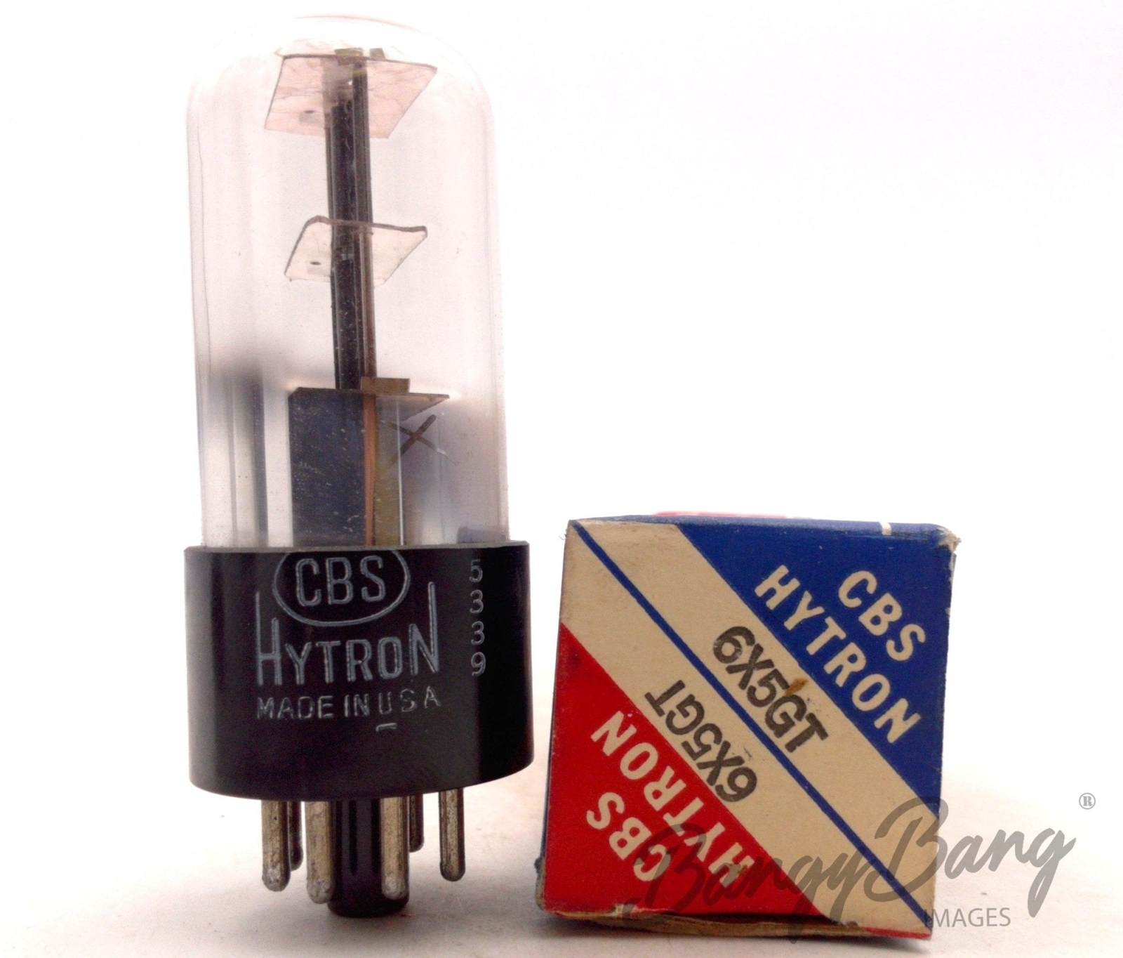 CBS Hytron 6X5GT/CV574/EZ35 High Vacuum Rectifer Audio
