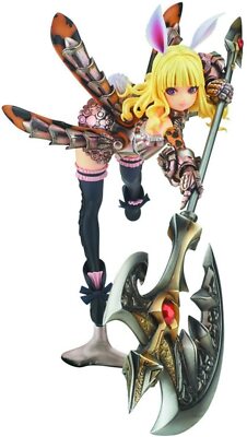 TERA The Exiled Realm of Arborea Elin Berserker Figure Rabbit Ears Tail Axe Game