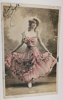 #599 Antica Cartolina Colore Walery Parigi Rose